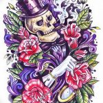 олд скул тату эскизы мужские 09.03.2019 №043 - tattoo sketches - tatufoto.com