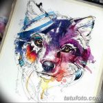 тату акварель для девушек эскизы 08.03.2019 №004 - tattoo sketches - tatufoto.com