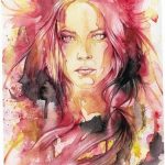 тату акварель для девушек эскизы 08.03.2019 №007 - tattoo sketches - tatufoto.com