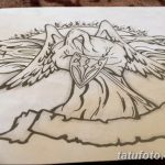 тату ангел эскизы мужские 09.03.2019 №032 - tattoo sketches - tatufoto.com