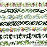 тату браслет эскиз для девушек 08.03.2019 №003 - tattoo sketches - tatufoto.com