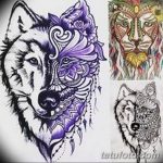 тату волка эскизы для девушек 08.03.2019 №001 - tattoo sketches - tatufoto.com