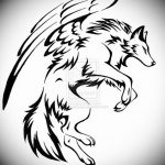 тату волка эскизы для девушек 08.03.2019 №016 - tattoo sketches - tatufoto.com