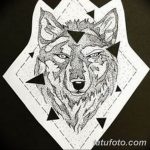 тату волка эскизы для девушек 08.03.2019 №022 - tattoo sketches - tatufoto.com