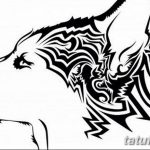 тату волка эскизы мужские 09.03.2019 №019 - tattoo sketches - tatufoto.com