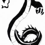 тату дракон эскизы для девушек 08.03.2019 №020 - tattoo sketches - tatufoto.com