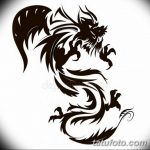 тату дракон эскизы для девушек 08.03.2019 №031 - tattoo sketches - tatufoto.com