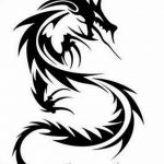 тату дракон эскизы для девушек 08.03.2019 №037 - tattoo sketches - tatufoto.com