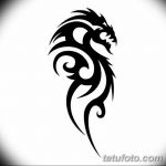 тату дракон эскизы для девушек 08.03.2019 №044 - tattoo sketches - tatufoto.com