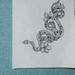 тату змея эскизы мужские 09.03.2019 №044 - tattoo sketches - tatufoto.com