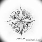 тату компас эскизы мужские 09.03.2019 №004 - tattoo sketches - tatufoto.com