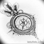 тату компас эскизы мужские 09.03.2019 №007 - tattoo sketches - tatufoto.com