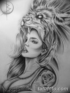 тату на бедре для девушек эскизы 08.03.2019 №003 - tattoo sketches - tatufoto.com