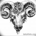 тату овен для девушек эскизы 08.03.2019 №001 - tattoo sketches - tatufoto.com