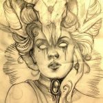 тату овен для девушек эскизы 08.03.2019 №010 - tattoo sketches - tatufoto.com