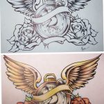 тату под грудиной у девушек эскиз 08.03.2019 №001 - tattoo sketches - tatufoto.com