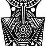 тату полинезия мужские эскизы 09.03.2019 №007 - tattoo sketches - tatufoto.com