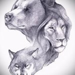 тату реализм мужские эскизы 09.03.2019 №019 - tattoo sketches - tatufoto.com