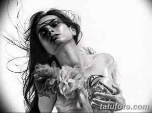 тату реализм эскизы девушек 08.03.2019 №002 - tattoo sketches - tatufoto.com