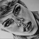 тату реализм эскизы девушек 08.03.2019 №026 - tattoo sketches - tatufoto.com