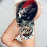 тату реализм эскизы девушек 08.03.2019 №027 - tattoo sketches - tatufoto.com