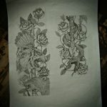 тату рукав для девушек эскизы 08.03.2019 №003 - tattoo sketches - tatufoto.com