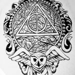 тату сова эскиз для девушек 08.03.2019 №051 - tattoo sketches - tatufoto.com