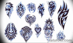 тату трайбл мужские эскизы 09.03.2019 №007 - tattoo sketches - tatufoto.com