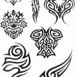 тату трайбл мужские эскизы 09.03.2019 №010 - tattoo sketches - tatufoto.com