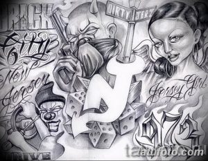 тату чикано эскизы мужские 09.03.2019 №041 - tattoo sketches - tatufoto.com
