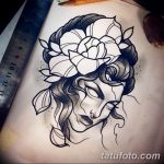 тату эскизы для девушек цветы 08.03.2019 №006 - tattoo sketches - tatufoto.com