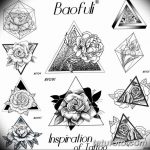 тату эскизы для девушек цветы 08.03.2019 №029 - tattoo sketches - tatufoto.com