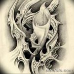 тату эскизы мужские биомеханика 09.03.2019 №009 - tattoo sketches - tatufoto.com