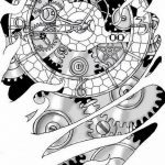 тату эскизы мужские биомеханика 09.03.2019 №012 - tattoo sketches - tatufoto.com