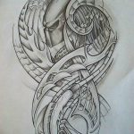 тату эскизы мужские биомеханика 09.03.2019 №016 - tattoo sketches - tatufoto.com