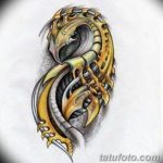 тату эскизы мужские биомеханика 09.03.2019 №024 - tattoo sketches - tatufoto.com