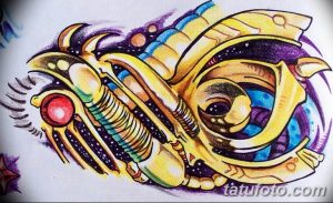 тату эскизы мужские биомеханика 09.03.2019 №029 - tattoo sketches - tatufoto.com