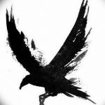 тату эскизы мужские ворон 09.03.2019 №011 - tattoo sketches - tatufoto.com