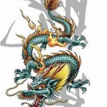 тату эскизы мужские драконы 09.03.2019 №006 - tattoo sketches - tatufoto.com
