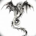 тату эскизы мужские драконы 09.03.2019 №011 - tattoo sketches - tatufoto.com