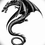 тату эскизы мужские драконы 09.03.2019 №017 - tattoo sketches - tatufoto.com