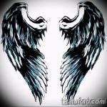 тату эскизы мужские крылья 09.03.2019 №007 - tattoo sketches - tatufoto.com