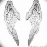 тату эскизы мужские крылья 09.03.2019 №010 - tattoo sketches - tatufoto.com