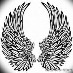 тату эскизы мужские крылья 09.03.2019 №023 - tattoo sketches - tatufoto.com