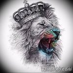 тату эскизы мужские лев 09.03.2019 №008 - tattoo sketches - tatufoto.com