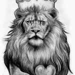 тату эскизы мужские лев 09.03.2019 №010 - tattoo sketches - tatufoto.com