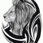 тату эскизы мужские лев 09.03.2019 №030 - tattoo sketches - tatufoto.com