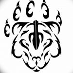 тату эскизы мужские медведь 09.03.2019 №031 - tattoo sketches - tatufoto.com