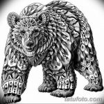 тату эскизы мужские медведь 09.03.2019 №033 - tattoo sketches - tatufoto.com