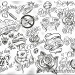 тату эскизы мужские надписи 09.03.2019 №017 - tattoo sketches - tatufoto.com